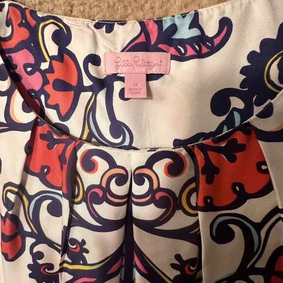 Lilly Pulitzer Multicolor Floral Midi Dress - Picture 5 of 15